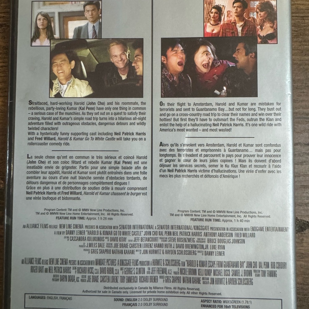 Harold & Kumar DVD Set - Picture 2 of 2